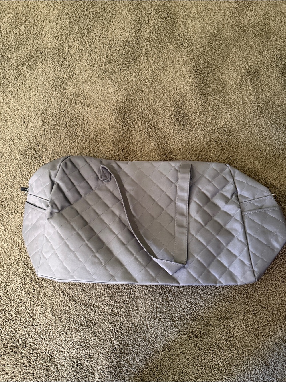 New Quilted Light Gray Women’s Tote Bag